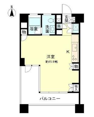 広々１５．８帖のワンルーム！