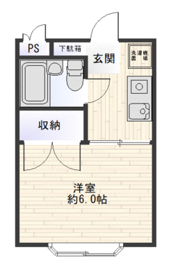 間取りは反転になります