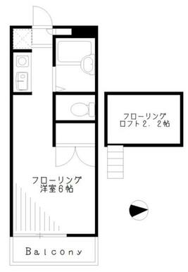 ロフト付きのお部屋！